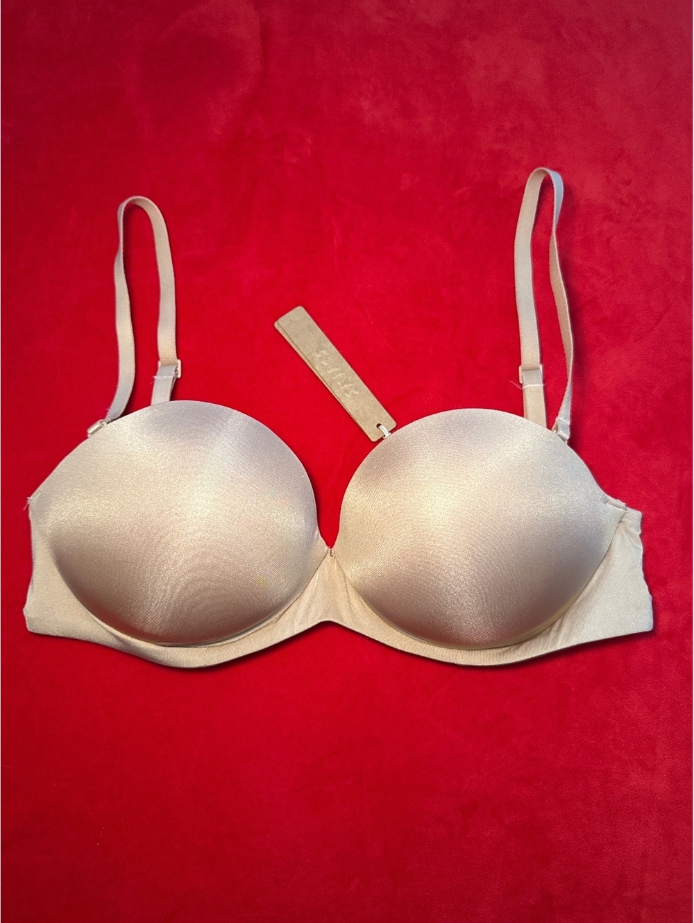 Skims Ultimate Push Up Strapless Bra Color Clay Size 32DDD